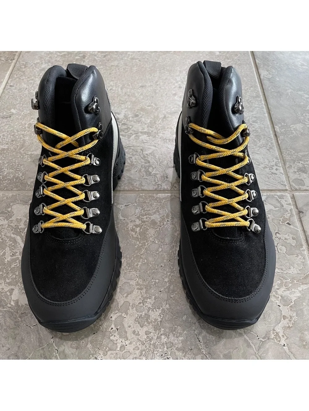 J. Linderberg Hiker High Boots in Black, Size 42 New in Box